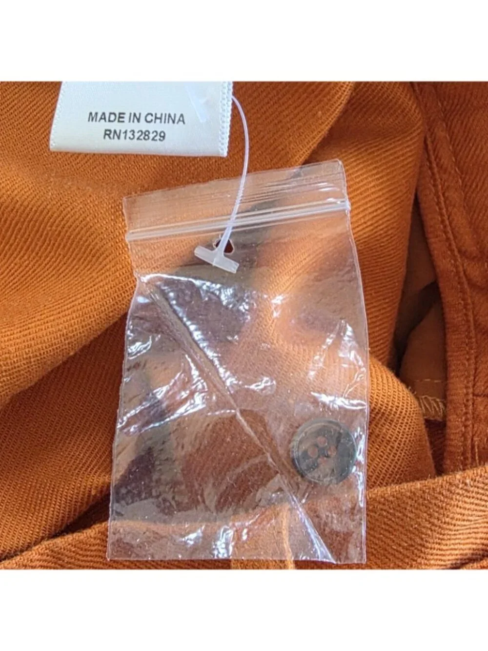Camila Coelho Kira Pants Womens XS Rust Orange Linen Blend Stretch Quiet Luxury